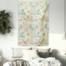 Kitchenware Sweets Tapestry