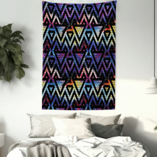 Galaxy Theme Lines Tapestry