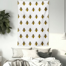 Honey Maker Insect Pattern Tapestry