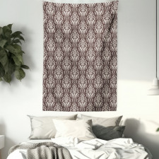 Wildflowers Leaves Curls Tapestry