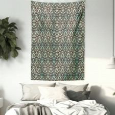 Leaves Buds Ornate Style Tapestry