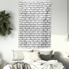 Retro Brick Wall Tapestry