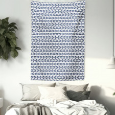 Traditional Circles Dots Tapestry