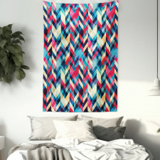 Hipster Zigzag Chevron Tapestry