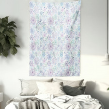 Pastel Snowflakes Joyful Tapestry