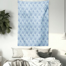 Blue Dragonflies Tapestry