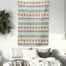 Native Cultural Borders Tapestry