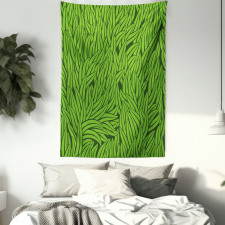Grass Growth Abstract Tapestry