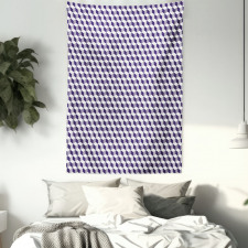 Abstract Cube Stripes Tapestry