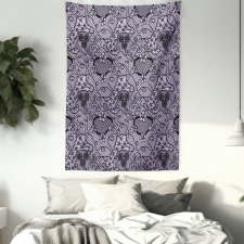 Feminine Victorian Motif Tapestry