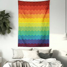 Tribal Culture Zigzags Tapestry