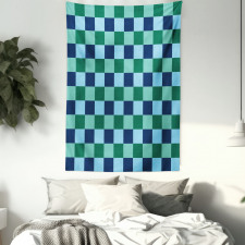 Polka Dot Squares Tapestry