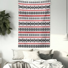 Ornate Seasonal Motifs Tapestry