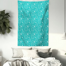 Stalks and Dots Vintage Tapestry