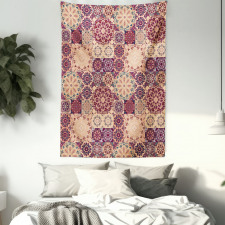 Ornate Ceramic Tiles Tapestry