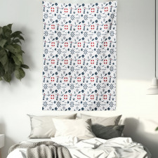 Nautical Wave Helms Tapestry