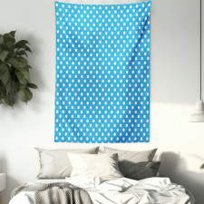 Retro Polka Dots Geometric Tapestry