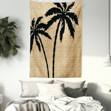 Palm Tree Silhouettes Tapestry