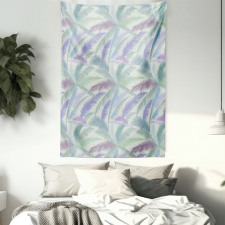 Abstract Tropic Leaves Tapestry