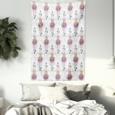 All Seeing Eye Ethnic Tapestry