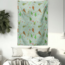 Holiday Tree Pattern Tapestry