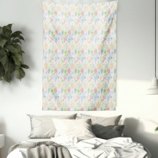 Trace Style Flora Fauna Tapestry