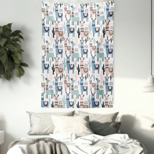 Children Cartoon Design Tapestry