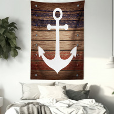 Boat Theme Anchor Motif Tapestry