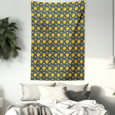 Yellow Chrysanthemum Tapestry