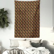 Exotic Autumn Garden Tapestry