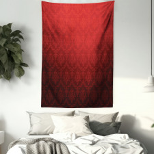 Vintage Floral Style Ombre Tapestry