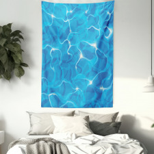 Vivid Water Surface Waves Tapestry