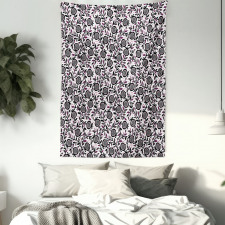 Pomegranate Floral Tapestry