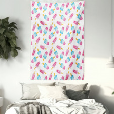 Watercolor Popsicles Tapestry