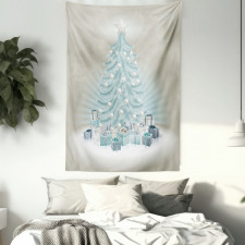 Xmas Tree Presents Tapestry