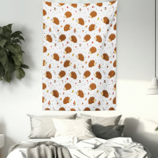 Playful Forest Animals Tapestry