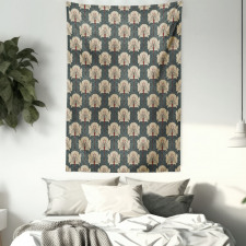 Art Nouveau Poppies Tapestry