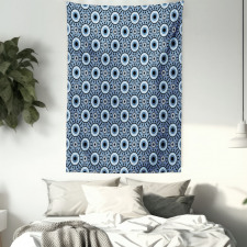 Floral Circles Tapestry