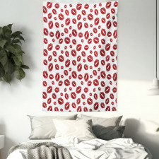 Pop Art Lipstick Stain Tapestry