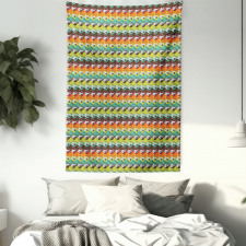 Abstract Colors Modern Tapestry