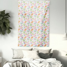 Watercolor Sweets Tapestry