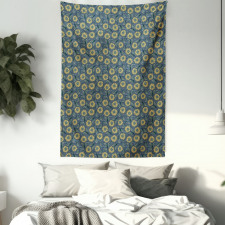 Fresh Green Foliage Leaves Tapestry