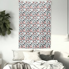 Retro Abstract Pattern Tapestry