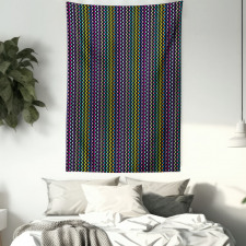 Curved Stripes Design Tapestry