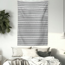 Rhombuses Bullseye Circle Tapestry