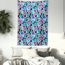 Colorful Raindrops Tapestry