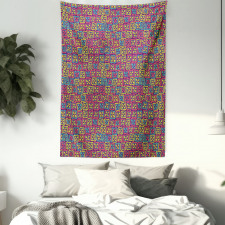 Clovers in Squares Tapestry