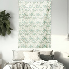 Soft Spring Wings Tapestry