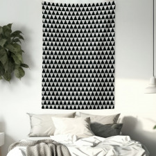 Monochrome Geometric Tapestry