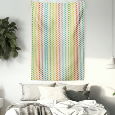 Colorful Dots Spectrum Tapestry